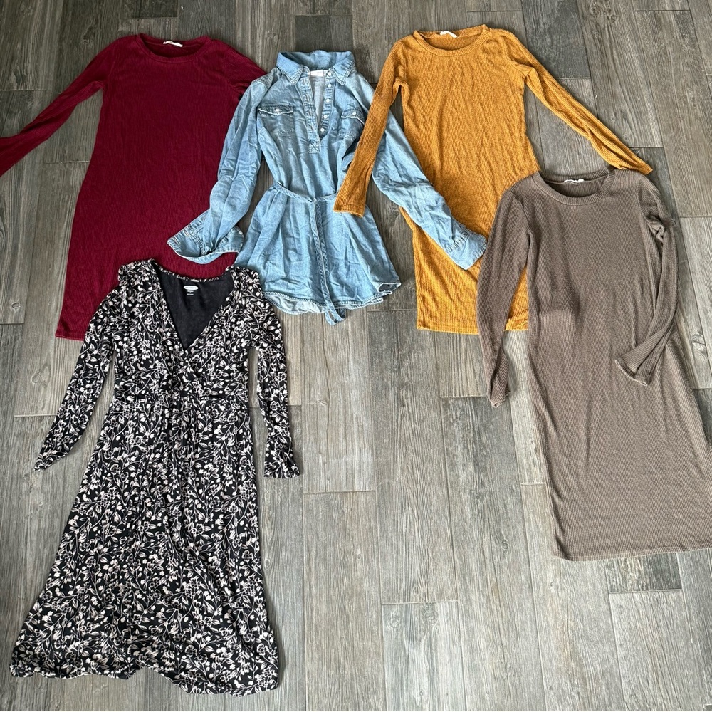 Stylish Long Sleeve Maternity Dress Collection